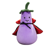 20cm Halloween Eggplant Soft Stuffed Plush Toy