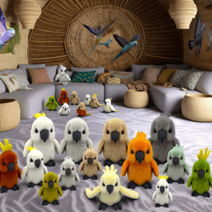 Cockatoo Cuteness: A Closer Look at Our Featured Plush Toys
