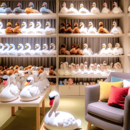 Swans in Plush Toy Form: Exploring the Cutest and Most Popular Products on the Market
