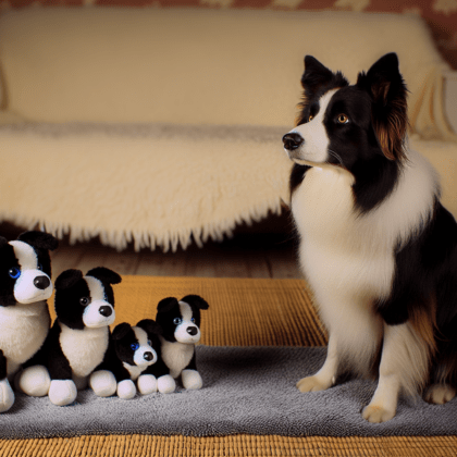 Loyal Companions: The Unbreakable Bond Between Border Collies and their Plush Toy Counterparts
