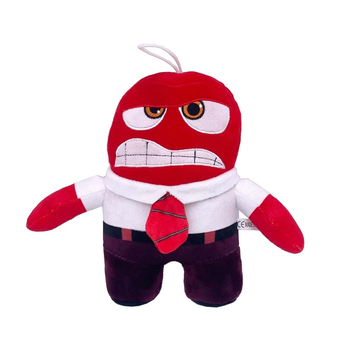 24cm Cartoon Inside Out 2 Anger Soft Stuffed Plush Toy