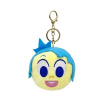 8cm Cartoon Inside Out 2 Joy Soft Plush Keychain