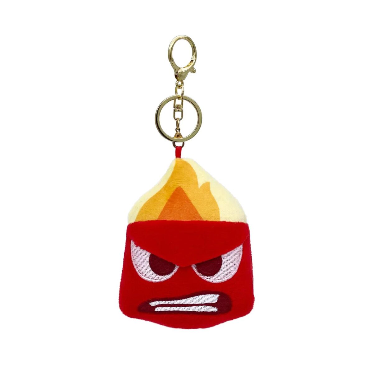 10cm Cartoon Inside Out 2 Anger Soft Plush Keychain