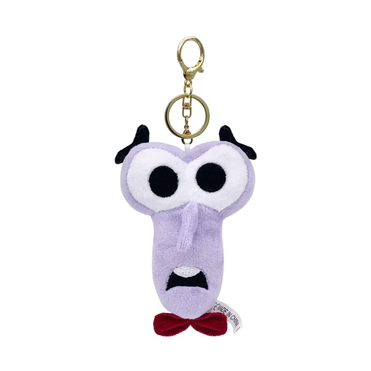 12cm Cartoon Inside Out 2 Fear Soft Plush Keychain