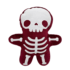 Halloween Maroon Little Skull Soft Plush Toy