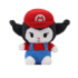 20cm Sanrio Kuromi Soft Stuffed Plush Toy With Mario Cap