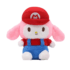 20cm Sanrio My Melody Stuffed Plush Toy With Mario Cap