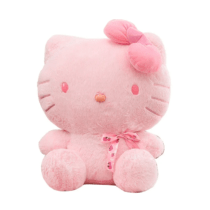 25cm Sanrio Cartoon Pink Hello Kitty Soft Stuffed Plush Toy