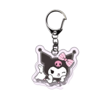 Sanrio Cartoon Kuromi Plush Keychain