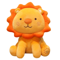 35cm Cartoon Squat Lion Soft Stuffed Plush Toy