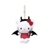 10cm Sanrio Halloween Hello Kitty Vampire Soft Plush Keychain