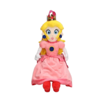 Cartoon Super Mario Princess Peach Plush Backpack