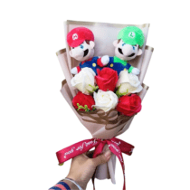 Super Mario And Luigi Soft Plush Bouquet