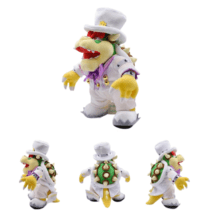 King Bowser In Wedding Dress Soft Plush Toy