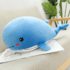 Cartoon Whale Soft Stuffed Plush Pillow