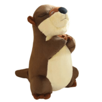 35cm Cartoon Praying Otter Soft Stuffed Plush Toy