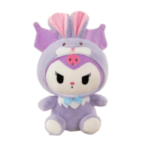 80cm Sanrio Kuromi Soft Stuffed Plush Toy With Bunny Ear