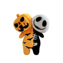 Halloween Pumpkin And Skull Soft Stuffed Plush Toy