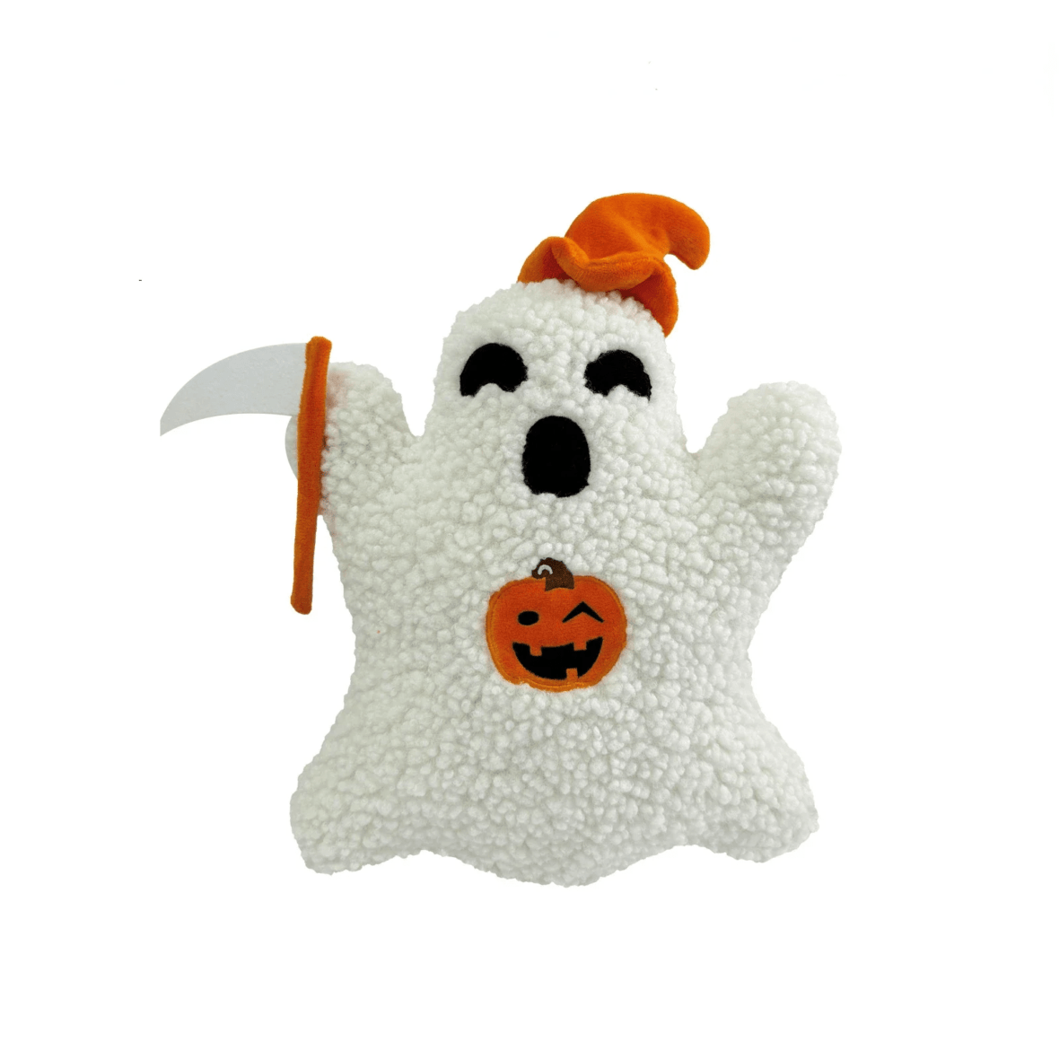 Halloween Pumpkin With Ghost Soft Stuffed Plush Pillow