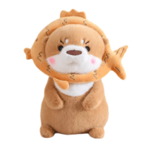 40cm Otter Dress-up Fish Soft Stuffed Plush Pillow