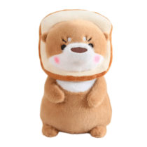 40cm Otter Dress-up Toast Soft Stuffed Plush Pillow