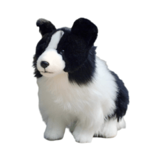 27cm Border Collie Dog Soft Plush Toy