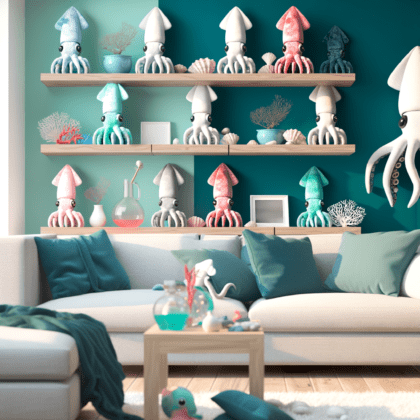 Kraken Craze: How to Incorporate Squid Plush Toys into Your Home Decor