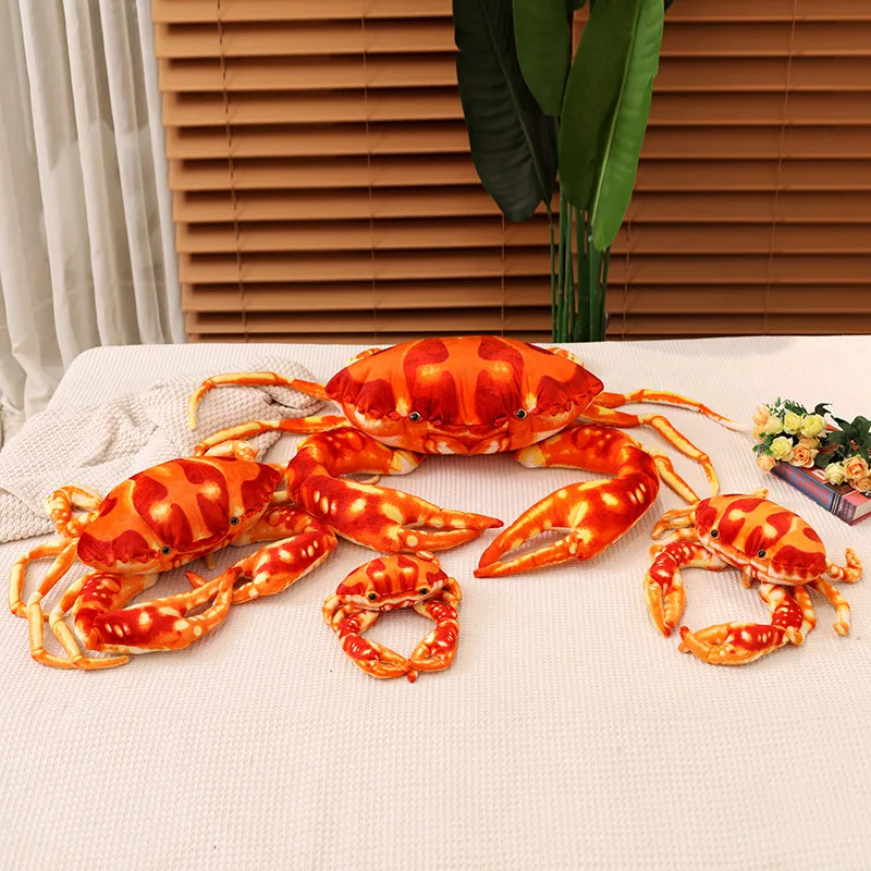Imitation Crab Plush Toys Cartoon Animals Stuffed Emulational Crab Dolls Sofa Car Plush Pillows artificial Funny Dolls Imitation Crab Plush Toys Cartoon Animals Stuffed Emulational Crab Dolls Sofa Car Plush Pillows artificial Funny Dolls