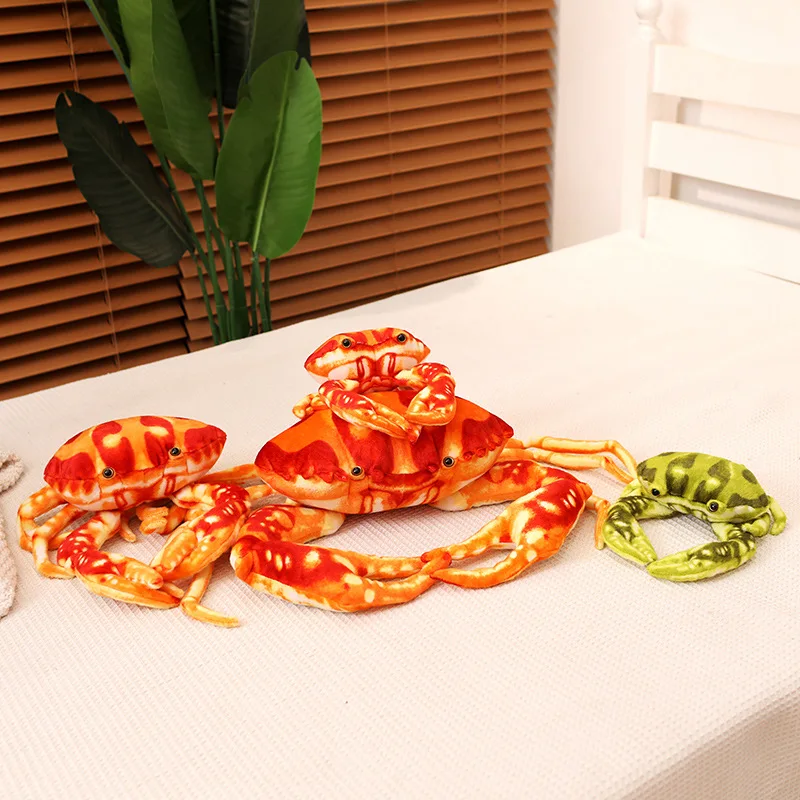 Imitation Crab Plush Toys Cartoon Animals Stuffed Emulational Crab Dolls Sofa Car Plush Pillows artificial Funny Dolls Imitation Crab Plush Toys Cartoon Animals Stuffed Emulational Crab Dolls Sofa Car Plush Pillows artificial Funny Dolls
