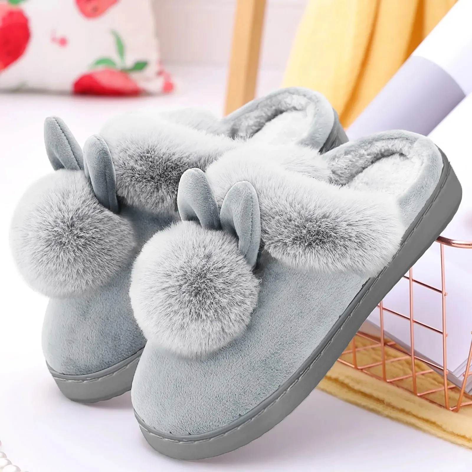 Rabbit Soft Stuffed Plush Slippers Rabbit Soft Stuffed Plush Slippers