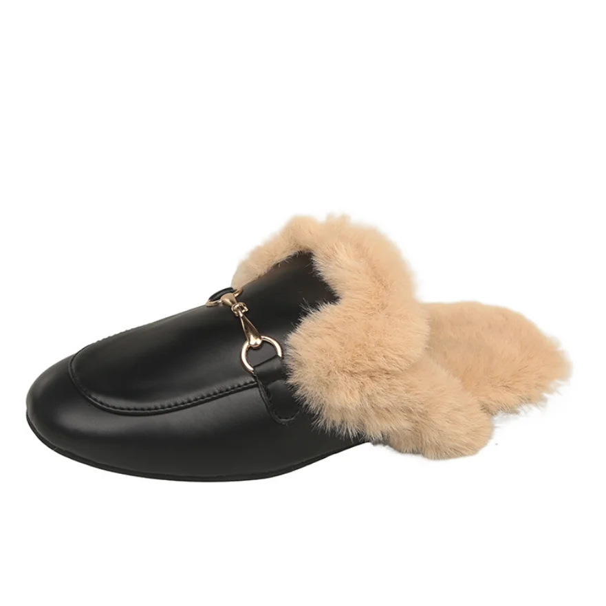 Warm Thicken Plush Fur Slippers Warm Thicken Plush Fur Slippers