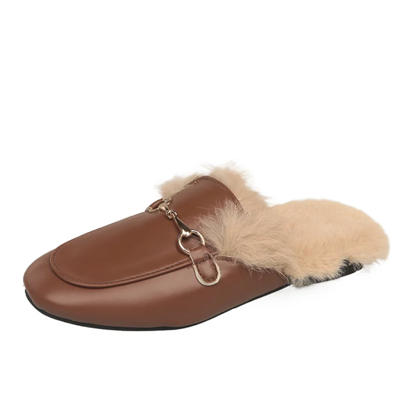 Warm Thicken Plush Fur Slippers Warm Thicken Plush Fur Slippers