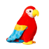 Colorful Parrot Plush Toy