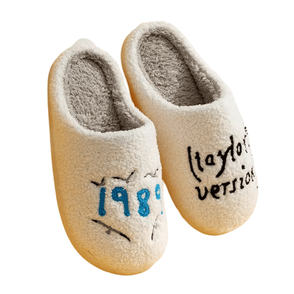 1989 Taylor's Version Plush Slippers 1989 Taylor's Version Plush Slippers