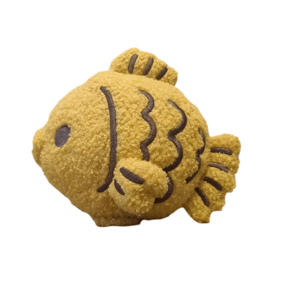Soft Taiyaki Yellow Snapper Fish Plush Toy Soft Taiyaki Yellow Snapper Fish Plush Toy