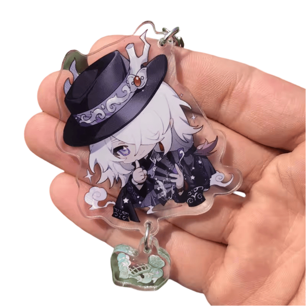 6cm Anime Identity Ⅴ Black Guard Acrylic Pendant 6cm Anime Identity Ⅴ Black Guard Acrylic Pendant