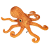 55X17cm Octopus Soft Plush Toy