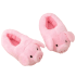 Cartoon Pink Pig Winter Plush Slippers