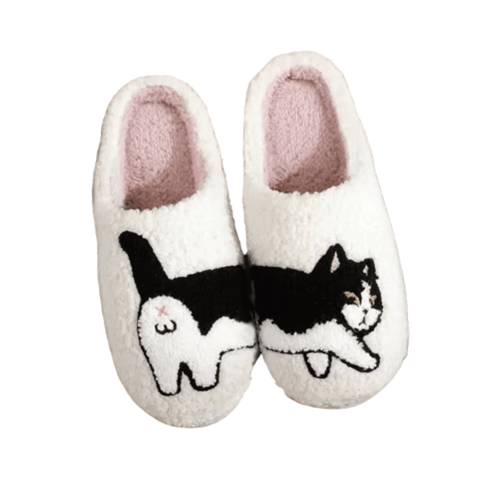 Cat Pet Pattern Stuffed Slippers Cat Pet Pattern Stuffed Slippers
