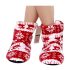 Christmas Snowflakes Indoor Plush Slippers