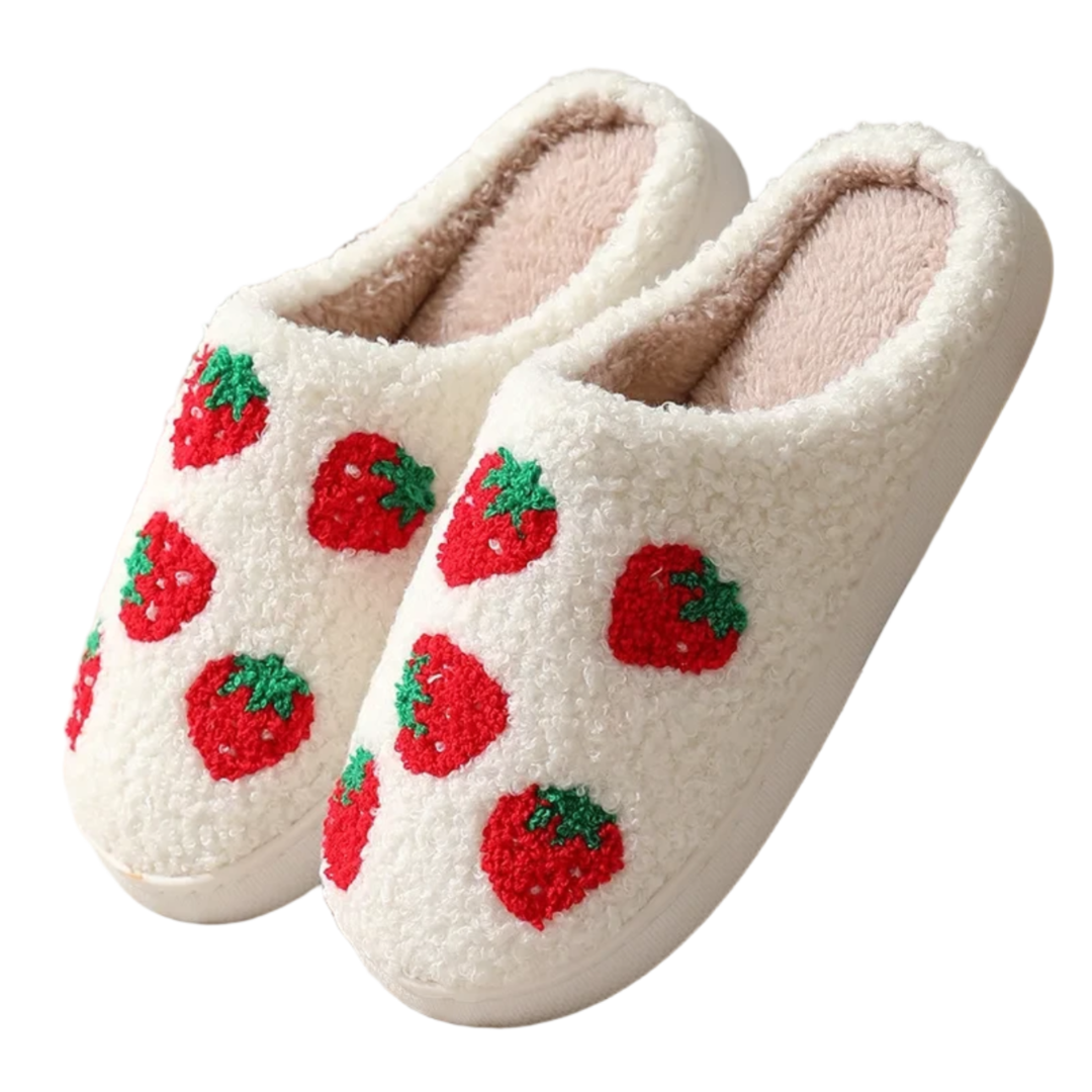 Fruit Strawberry Winter Warm Slippers Fruit Strawberry Winter Warm Slippers