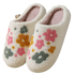 Colourful Flowers Winter Soft Plush Slippers