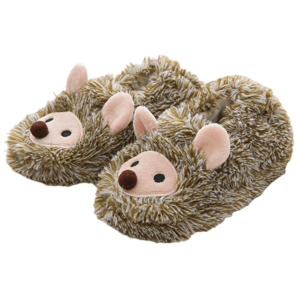 Cartoon Hedgehog Warm Plush Slippers Cartoon Hedgehog Warm Plush Slippers