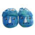 Cartoon Blue Dinosaur 3D Winter Plush Slippers