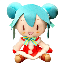 32cm Anime Hatsune Miku Christmas Dress Up Soft Stuffed Plush Toy