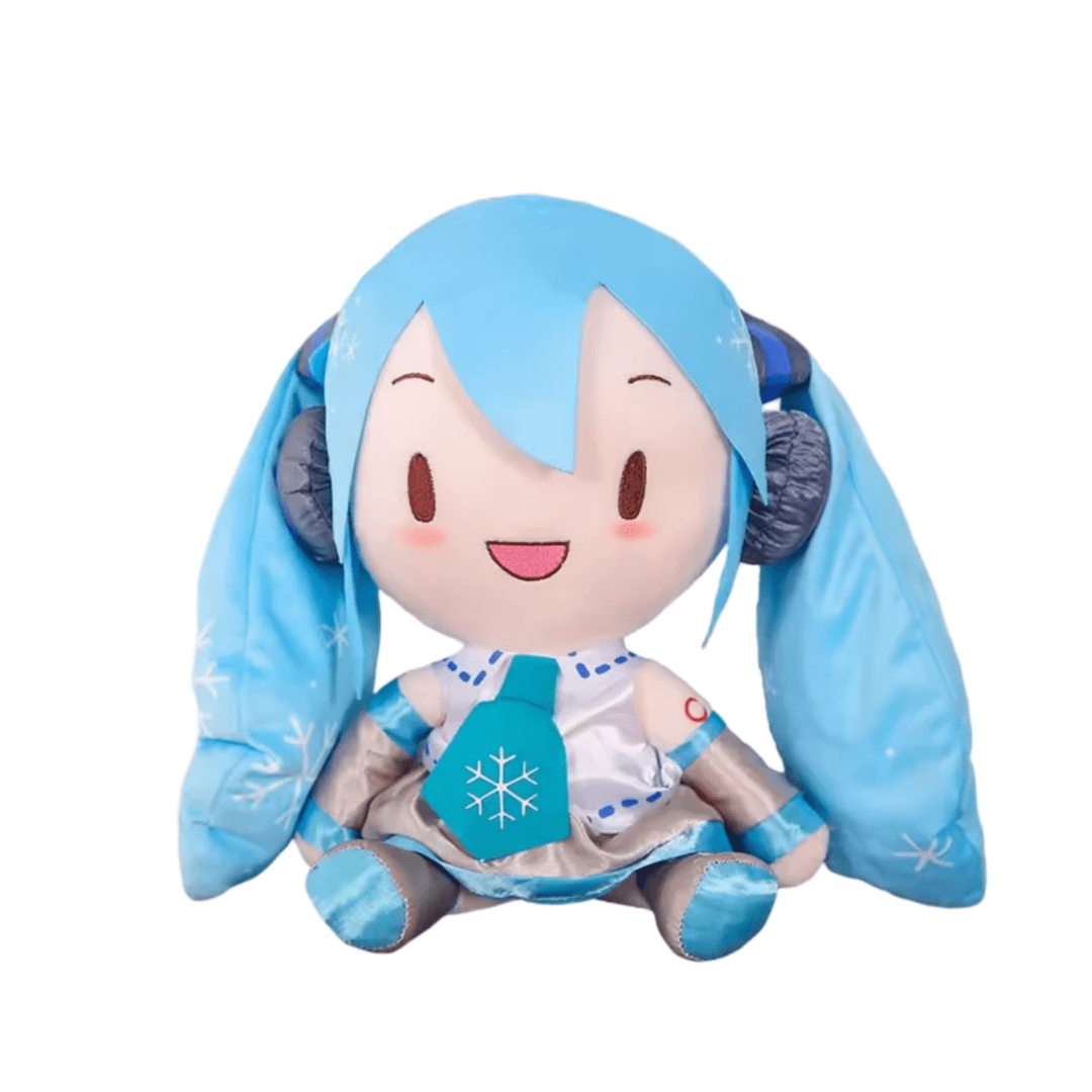 32cm Anime Hatsune Miku Snow Soft Stuffed Plush Toy