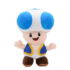 16cm Anime Super Mario Blue Toad Plush Toy