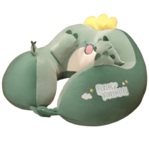 Cartoon Baby Animals Dinosaur Hump Plush Travel Neck Pillow