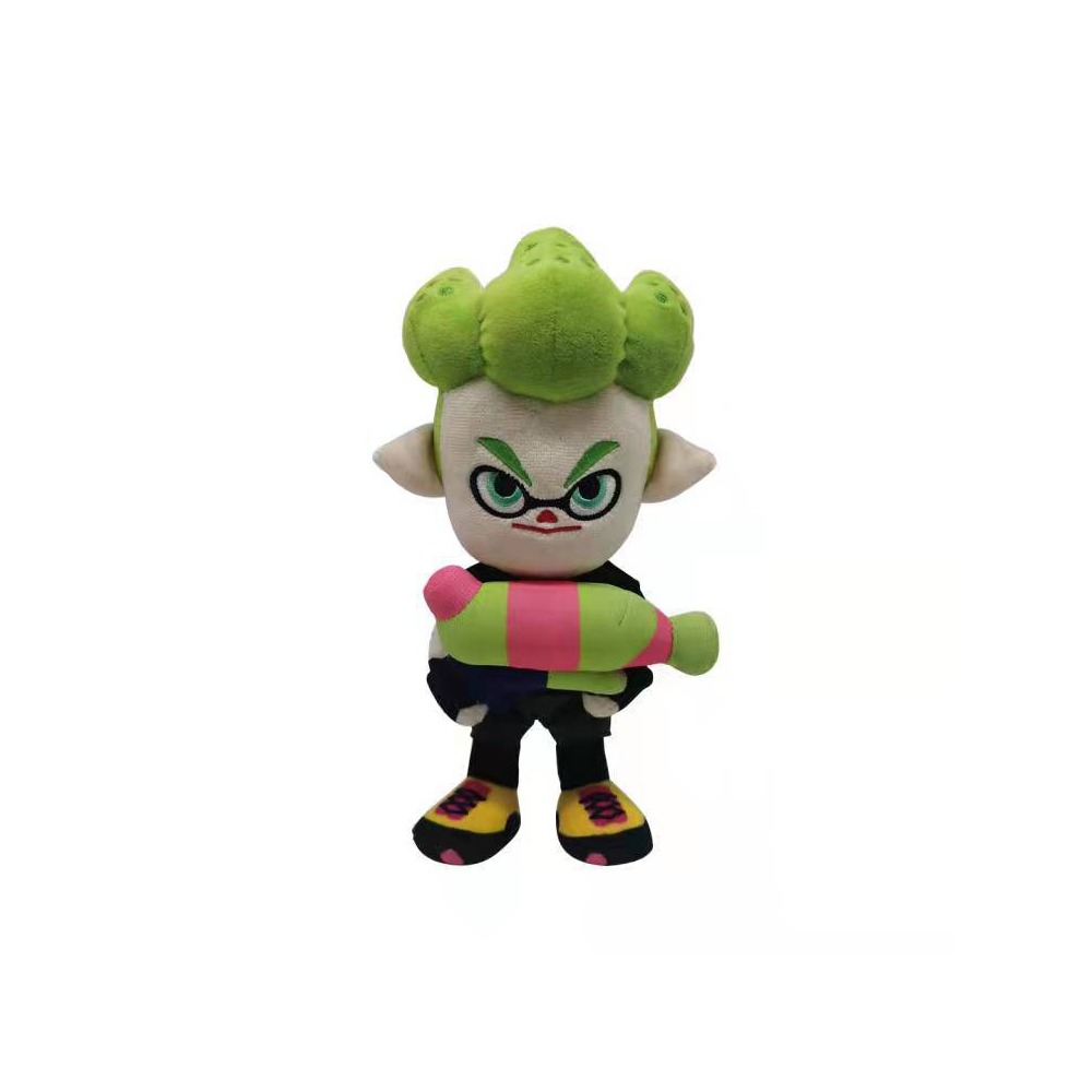Cartoon Splatoon Green Boy Plush Toy Cartoon Splatoon Green Boy Plush Toy