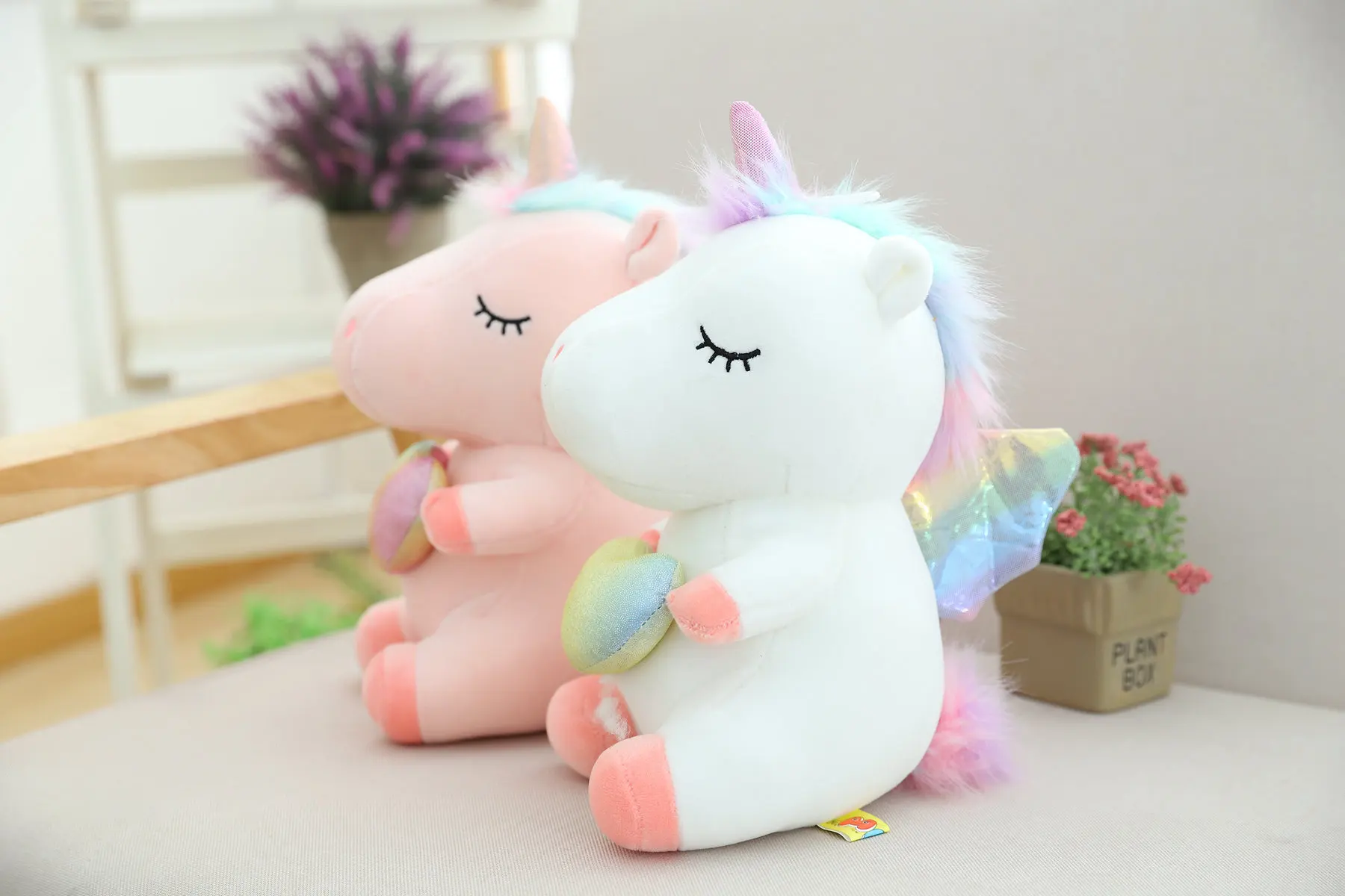 Rainbow Flying Wing Unicorn Stuffed Plush Toy Rainbow Flying Wing Unicorn Stuffed Plush Toy